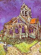 Vincent Van Gogh Church at Auvers china oil painting reproduction